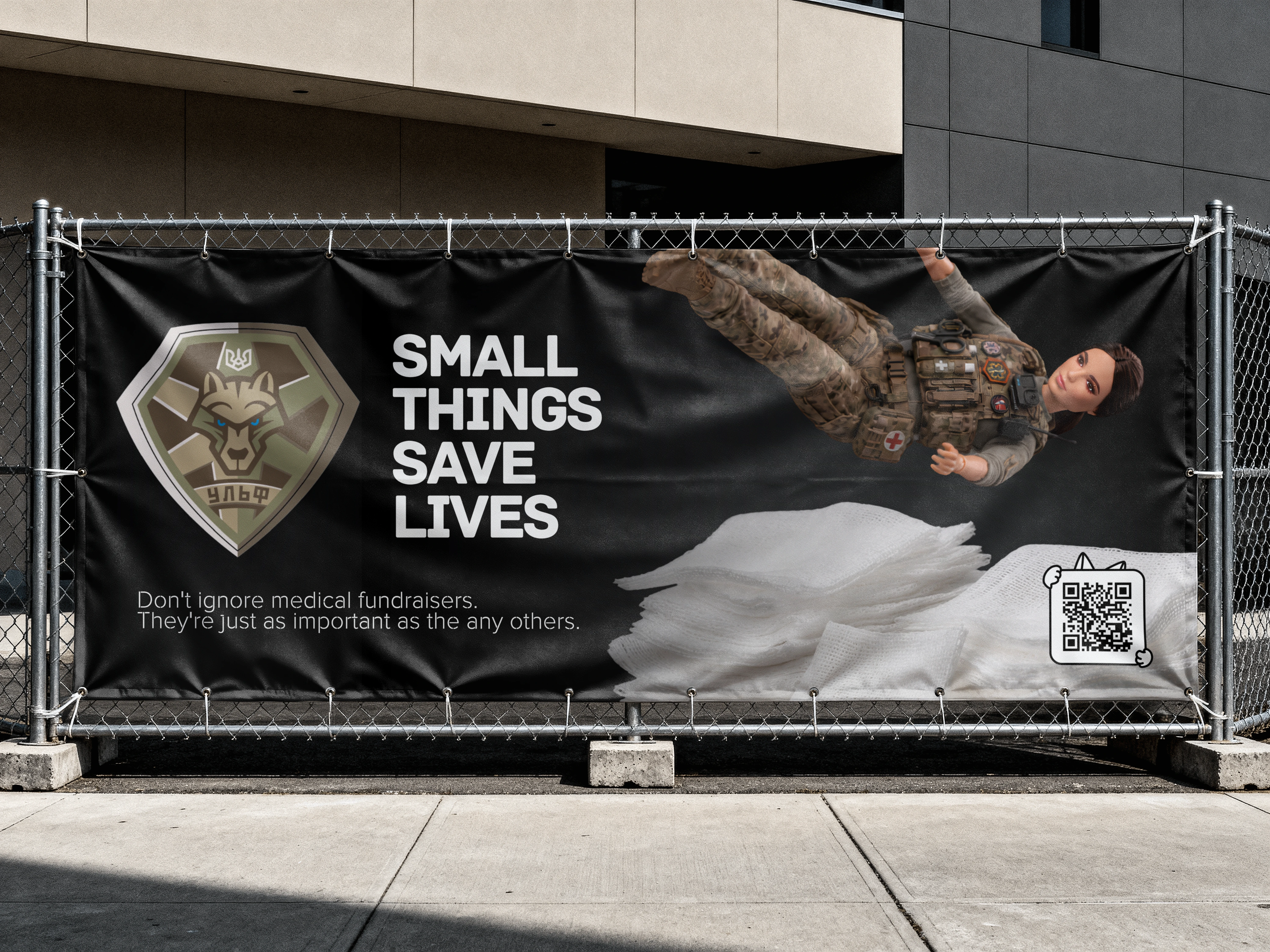 Small Things Save Lives campaign billboard